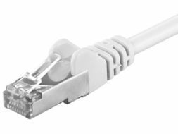 FTP netværkskabel - Skærmet CAT5e, 2xRJ45, HVID (20m)