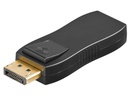 DisplayPort adapter - DP han til HDMI hun, Sort