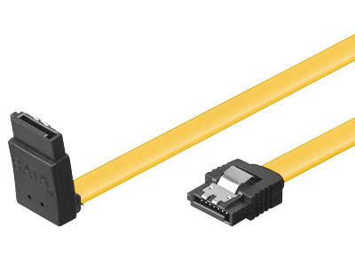 HDD SATA kabel - 6GBit/s, SATA hun > SATA hun 90° op (0,7m)