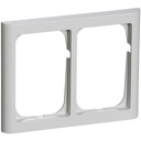 LK Fuga ramme Softline 63 2x1½m - lysegrå