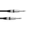 Audiokabel (Guitar) - 2 x 6,35mm mono JACK han, ROAD (1m)