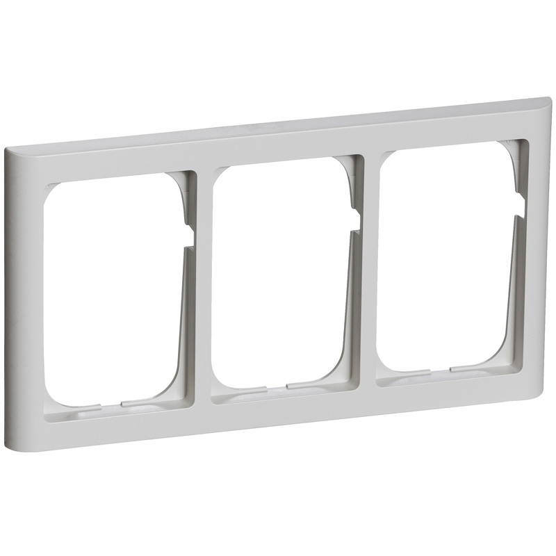 LK Fuga ramme Softline 63 3x1½m - lysegrå