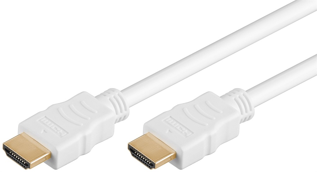 HighSpeed HDMI™ (2.0) kabel m. ethernet, 4K UHD, Hvid (1,5m)
