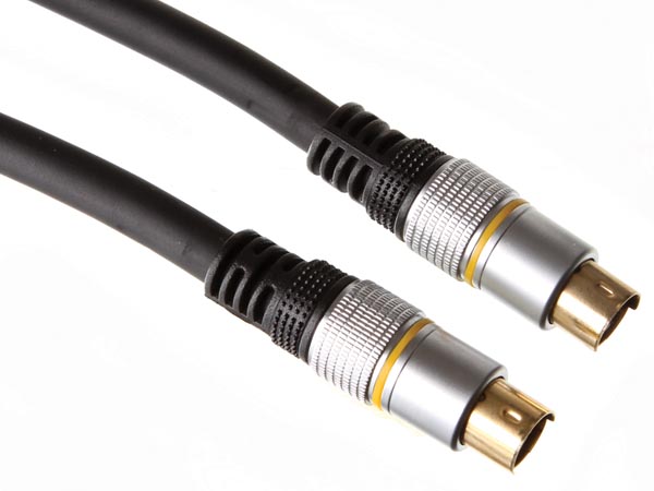 S-VHS kabel - S-VHS han til S-VHS han - Prof. (2,5m)