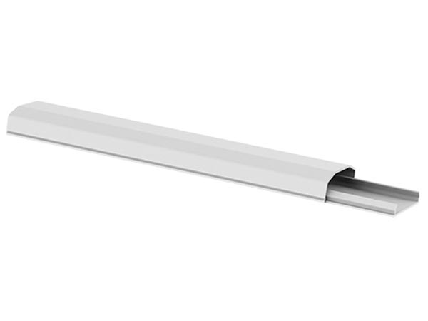 PVC kabelkanal til TV - 60x750mm, Hvid