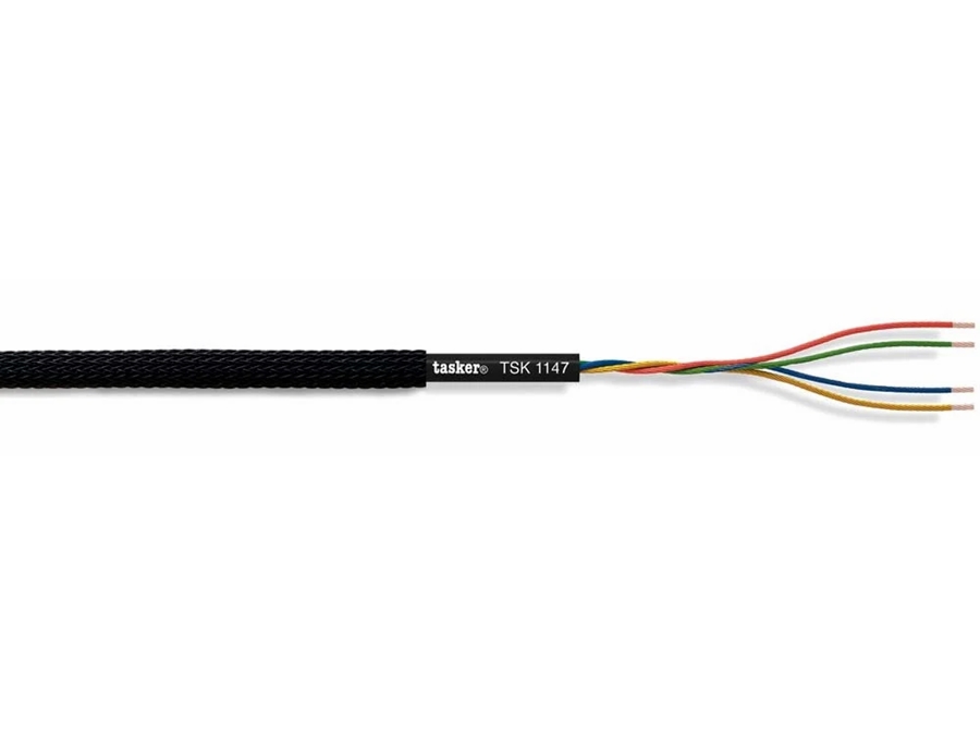 Hovedtelefonkabel - 4 x 0,08mm² OFC, Uskærmet (metervare)