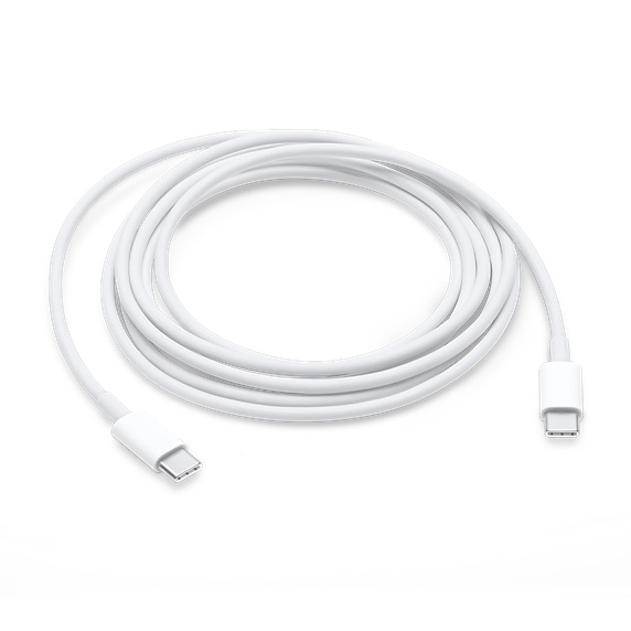 USB 3.1 SuperSpeed kabel - 2 x USB-C han (3A), Hvid (2m)