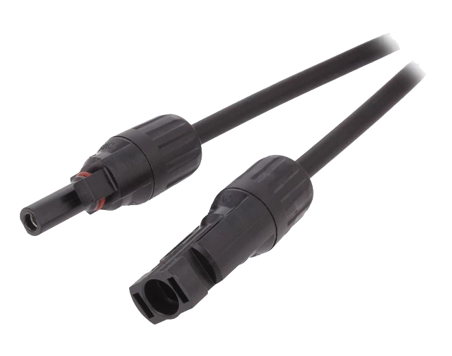 Solcelle kabel - han til hun, IP67 (1m)