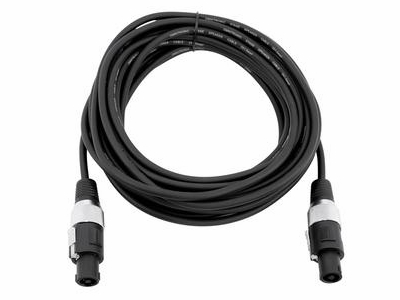 Prof. højttalerkabel - 2 x 2P SPEAKON han 2x1,5mm² (10m)