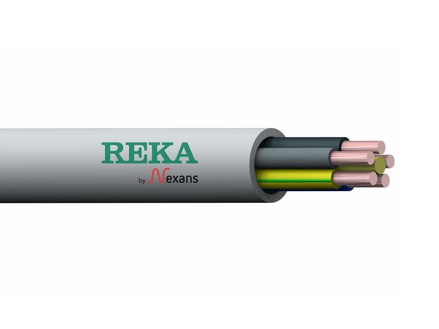 Installationskabel EXQ 90 Lite - 5x4mm² Grå (metervare)