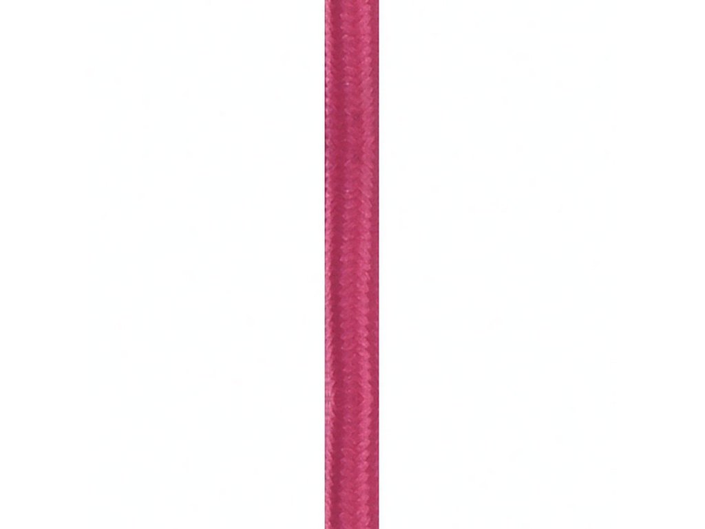 Stofledning - 2x0,75mm², PINK (metervare)