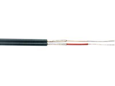Phonokabel - 2x0,08mm² skærmet twin, Grå (metervare)