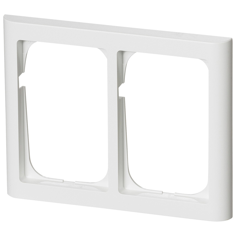 LK Fuga ramme Softline 63 2x1½m - hvid