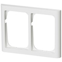 LK Fuga ramme Softline 63 2x1½m - hvid