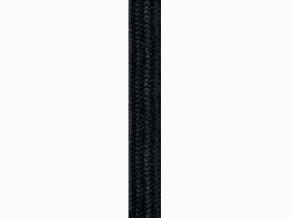 Stofledning - 2x0,75mm², SORT (metervare)