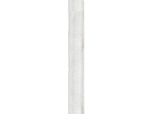 Stofledning - 2x0,75mm², HVID (metervare)