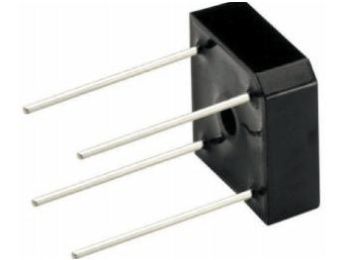 Brokobling, enkelt-fase, 400V 3A m. printben (KBPC304)