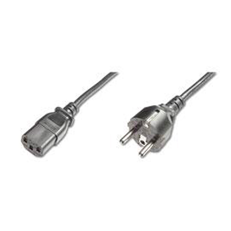 Powerkabel til PC 1,8 meter Sort