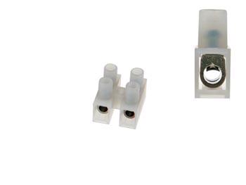 Kronmuffe - 2 pol klemrække 250V/15A (1,5mm²)