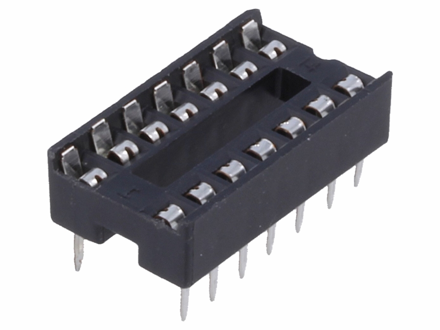 IC-sokkel - 14 ben (7,62mm)