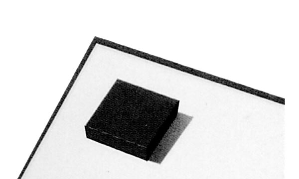 Gummifod - Sort selvklæbende 18x18x3,5mm (12 stk.)