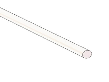 Krympeflex 2:1 - Ø3,2mm KLAR (1m)