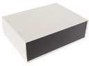 ABS instrumentkabinet - Grå/sort (260x190x80mm)