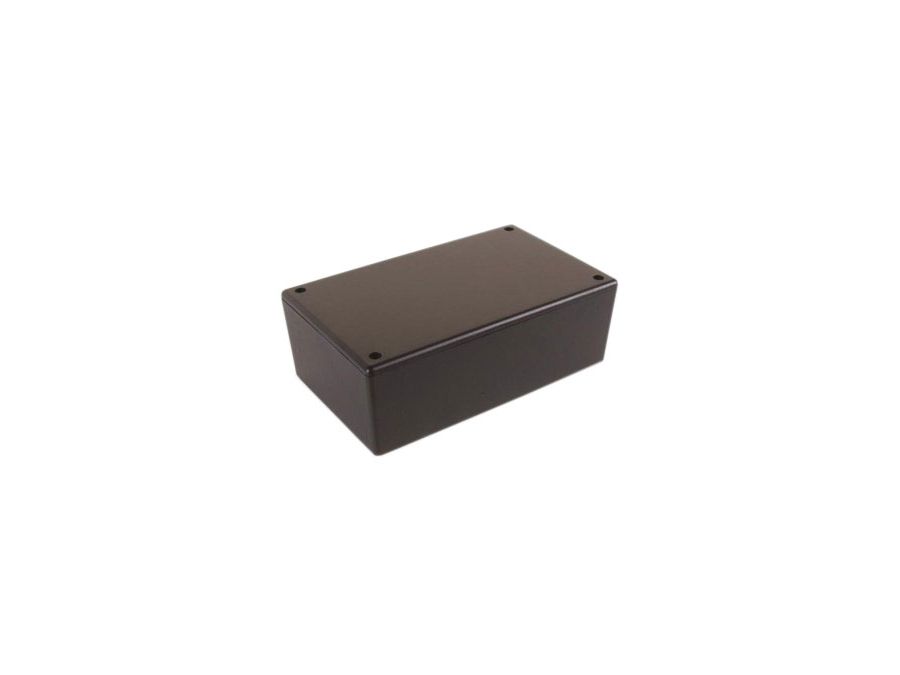 ABS plastkabinet - Sort (160x95x55mm)