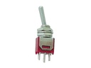Miniature vippekontakt - 1P ON-OFF-ON, u. gevind