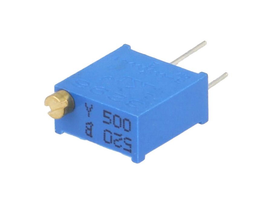 Multiturn trimmepotmeter - 500ohm (YB)