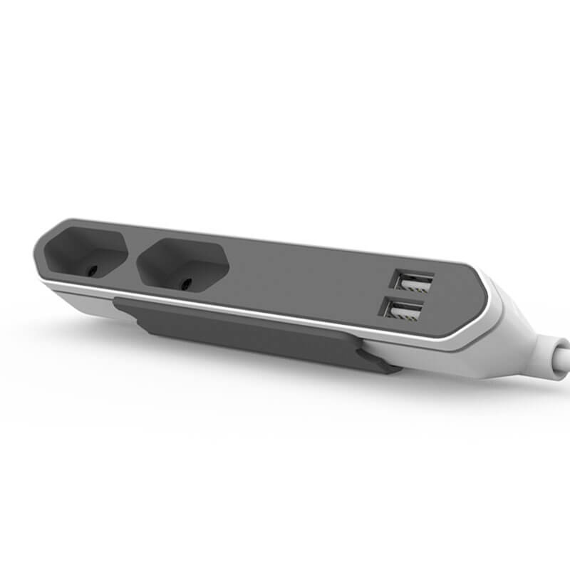 PowerBar 2 stikdåse & 2 USB
