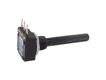 Potmeter - 1 Mohm lin. plasthus (Ø6mm)