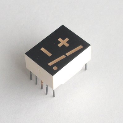 7-segment display - 12,7mm +/-1 fælles katode, Rød