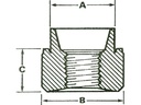 Nittemøtrik - M3 (10 stk.)