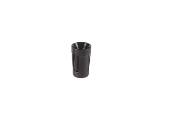 Monteringsholder til 5mm LED - Sort plast, Konkav reflektor