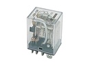JQX-13F Heavy duty relæ - 230VAC / 10A, 2 x skifte (DPDT)