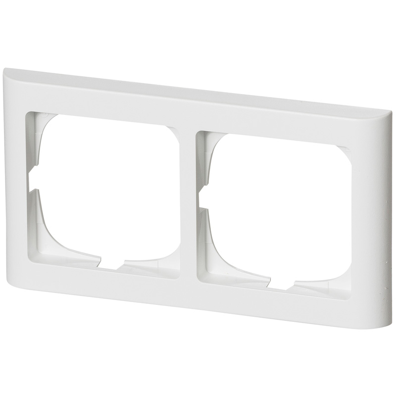 LK Fuga ramme Softline 63 2m vandret - hvid