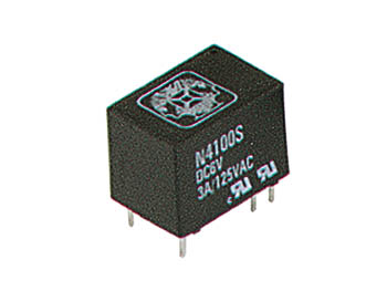 Miniature relæ - 6VDC / 3A, 1 x skifte (DIP12)