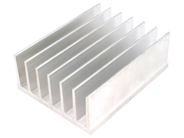 Køleplade - Aluminium 100x78x35mm