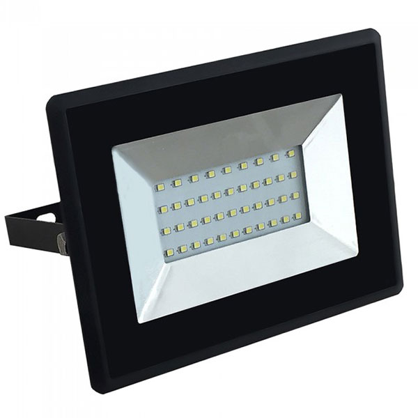 30W LED projektør 3000K 2550Lm sort