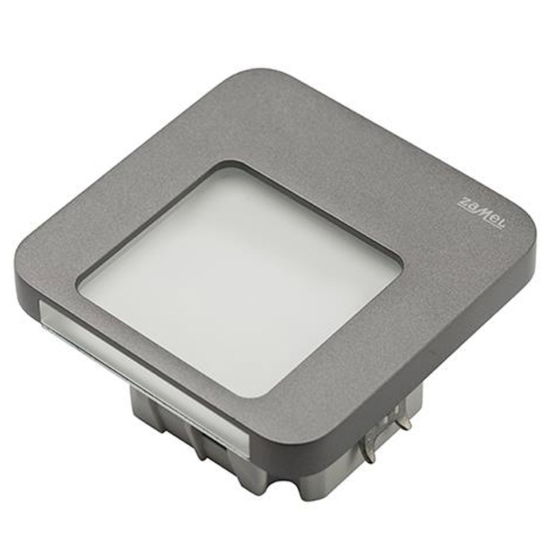 LEDIX MOZA 73x73 lak.grafitgrå 3100K 1W Ra80 31Lm