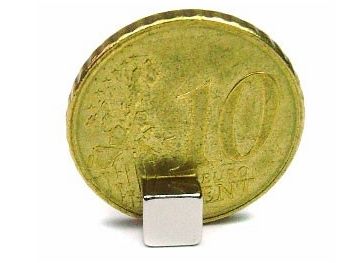 Magnet, neodynium - Blok N52 Ni 5x5x3mm (1 stk.)