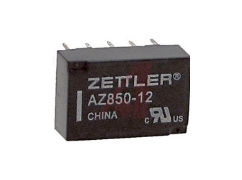 Subminiature relæ - 12VDC / 1A, 2 x skifte, DPDT (DIP10)