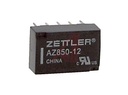 Subminiature relæ - 12VDC / 1A, 2 x skifte, DPDT (DIP10)