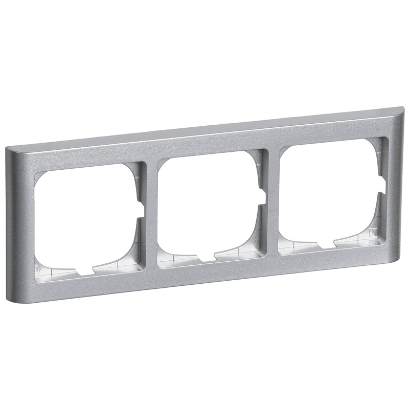 LK Fuga ramme Softline 63 3m vandret - stålmetallic