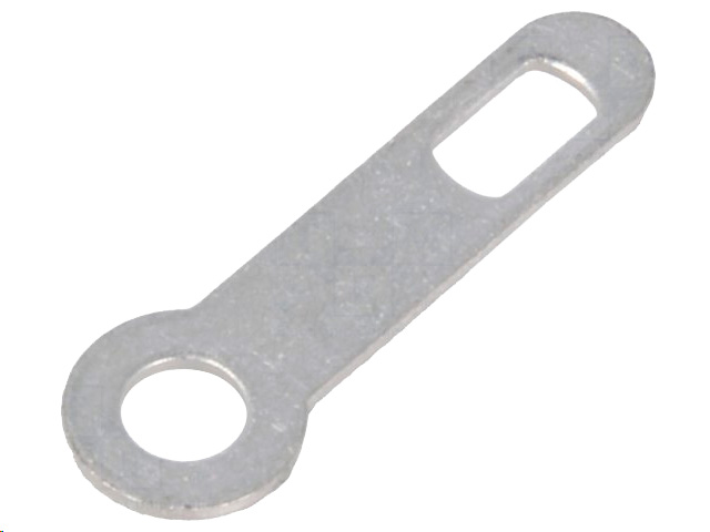 Loddeflig - M2, Ø2,2mm hul (10 stk.)