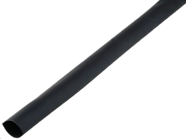 Krympeflex m. lim 2:1 - Ø38,1mm Sort (1m)