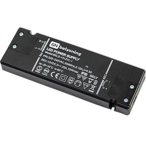 LED driver 12V DC 30W 170x55x16mm ikke dæmpbar