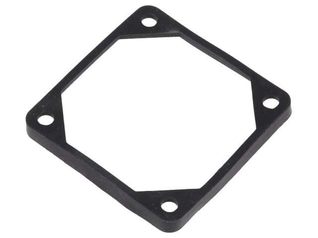 Blæser gummipakning - 60x60x5mm