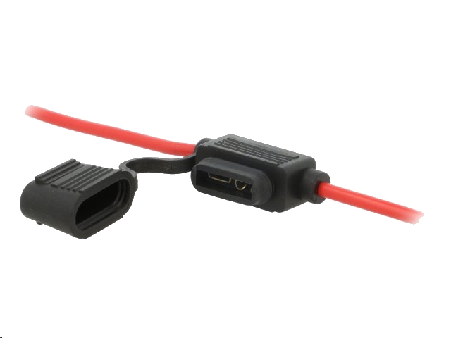 Vandtæt in-line bilsikringsholder - Maks. 30A (30cm ledn.)
